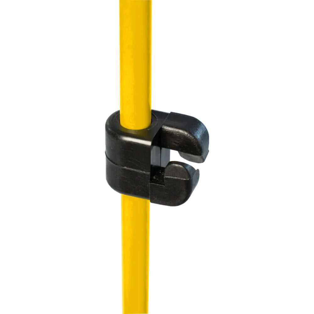 Isolatore in Plastica per Palo in Fibra di Vetro Ø 10mm, 25 pz