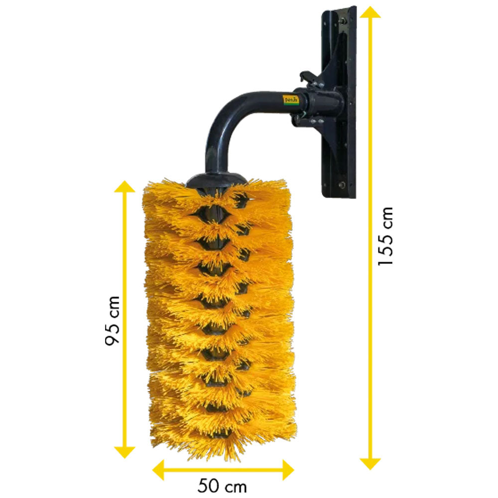 Spazzola oscillante Mini, Midi, Maxi per cavalli, bovini, capre e alpaca