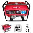 YAMATO Generatore a Benzina 4 Tempi 5.5kW / 13 CV – Motogeneratore Portatile Raffreddato ad Aria, Livello Rumore 96dB, Certificato CE – Soluzione Energetica per Emergenze e Cantieri