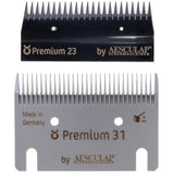 Professionelles Premium Schermesser Set für Rind und Pferd