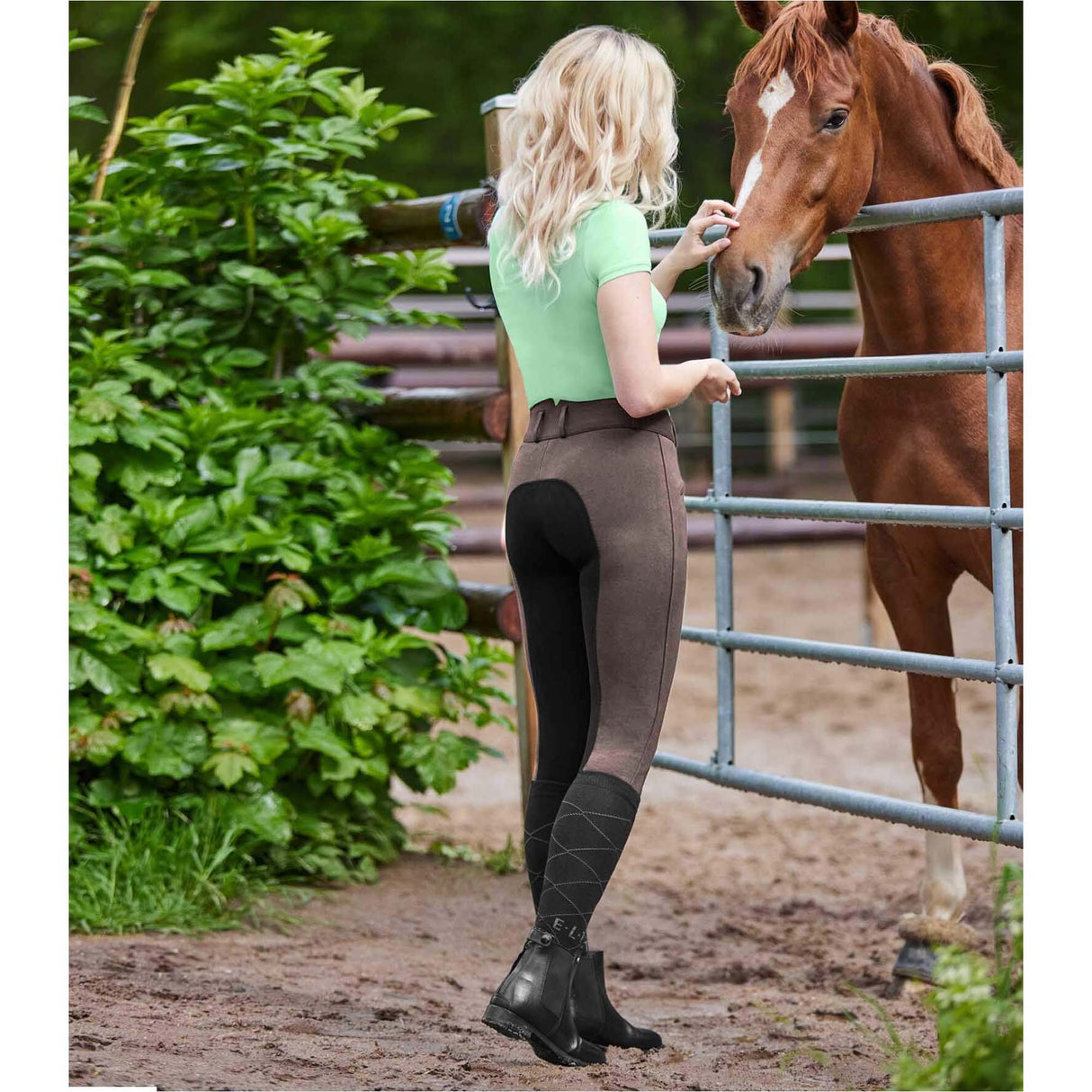 Pantaloni Da Equitazione Fun Sport Taupe