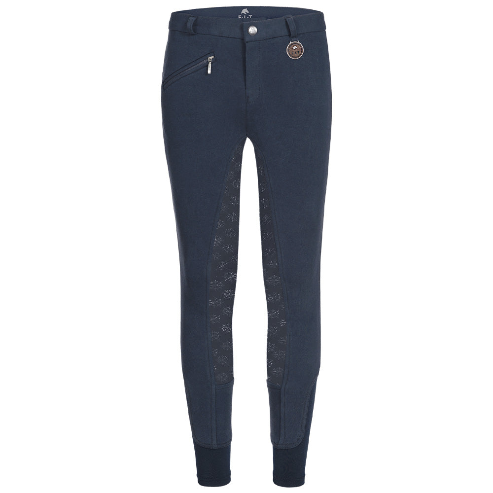 Pantaloni Termici da Equitazione Fun Sport con Silicone per Bambini