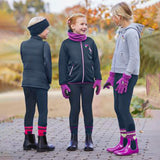 Pantaloni Termici da Equitazione Fun Sport con Silicone per Bambini