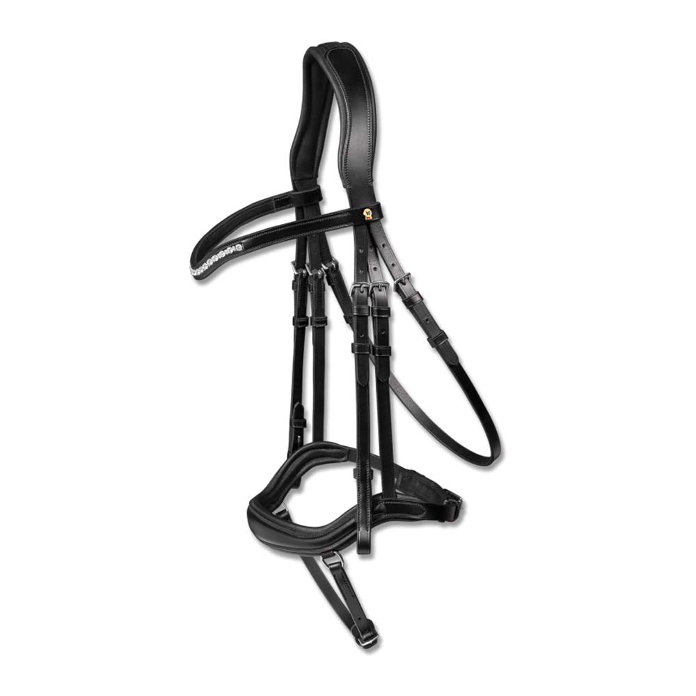 Snaffle Newshap Bridle Black WB