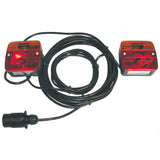 Set Luci Posteriori per Rimorchio 7,5m – Completo con Spina a 7 Poli