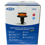 Lampeggiante LED 12-24V con Base a Asta Flessibile
