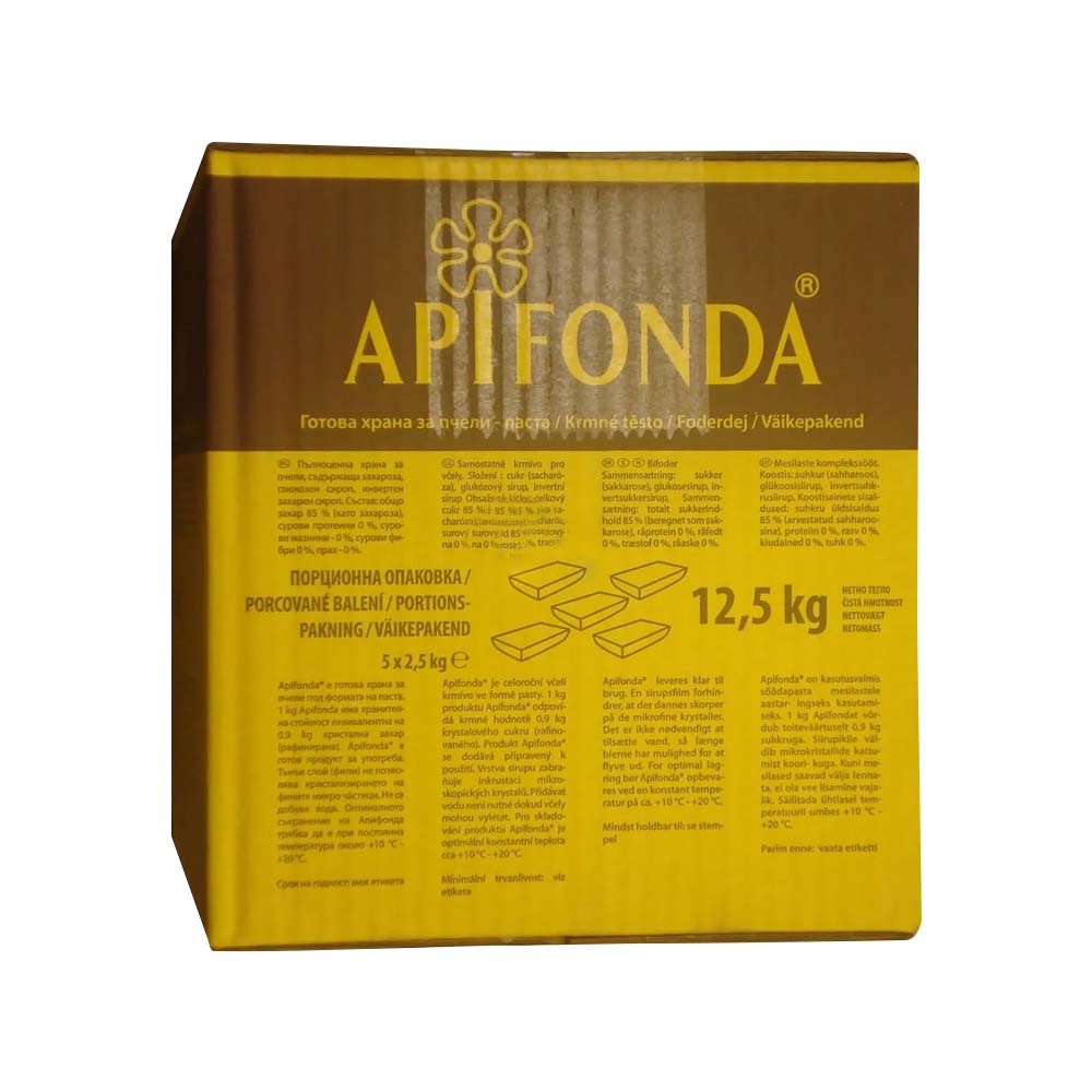 Mangime per api Apifonda BF pasta 12 kg, 12,5 kg e 15 kg