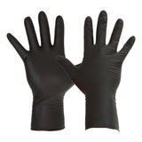 Einmalhandschuh Nitril Lang Schwarz - 30cm Komfortabler Schutz 50er-Pack