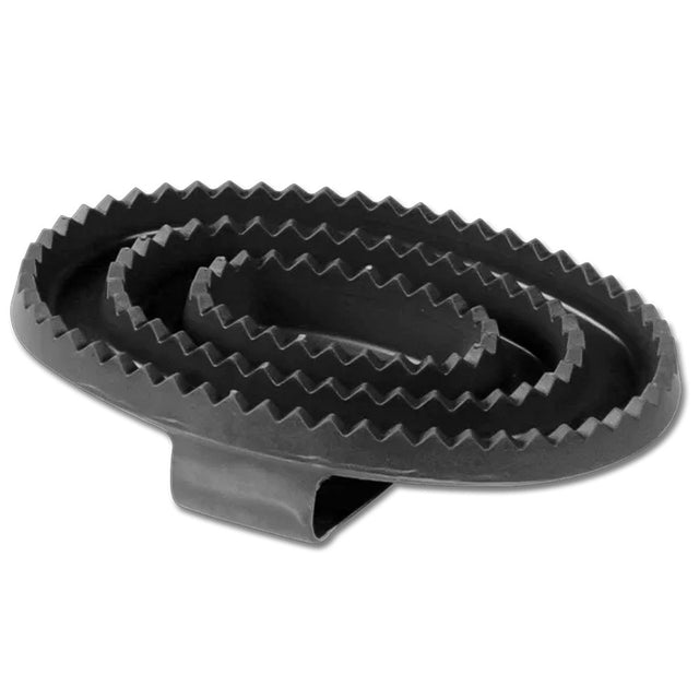 Spazzola in Gomma Grande per Cavalli – Nero