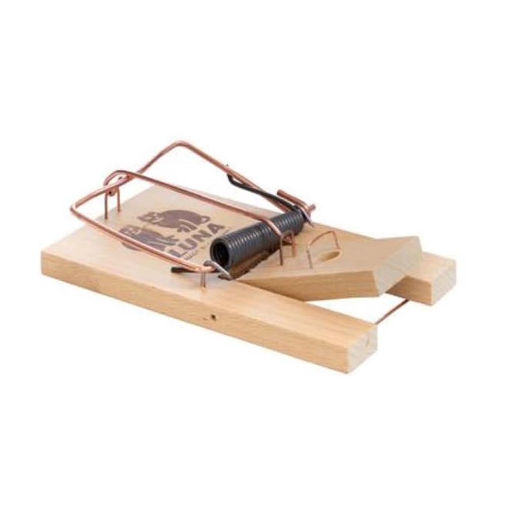 Moon wooden mouse trap