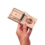 Moon wooden mouse trap