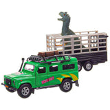 KIDS GLOBE TRAFFIC LAND ROVER DEFENDER MIT DINO IM ANHÄNGER – 520178