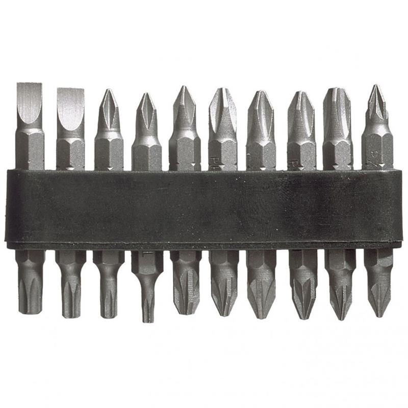 10-Piece Assorted Double Bit Set with Belt Clip – Professional Kit ...