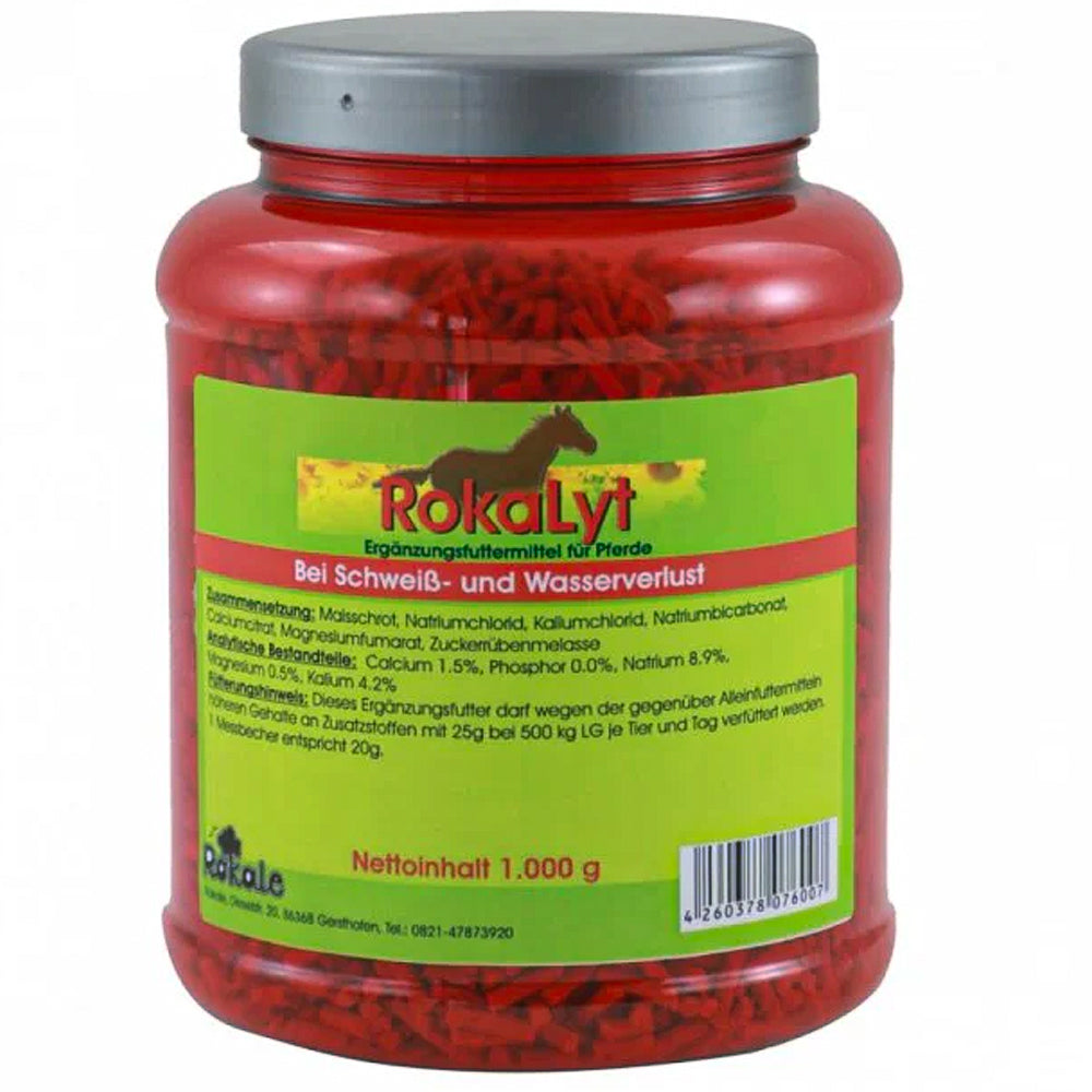 Rockalyte Elektrolytpellet Für Pferde-Ergänzungsfuttermittel 1 Kg