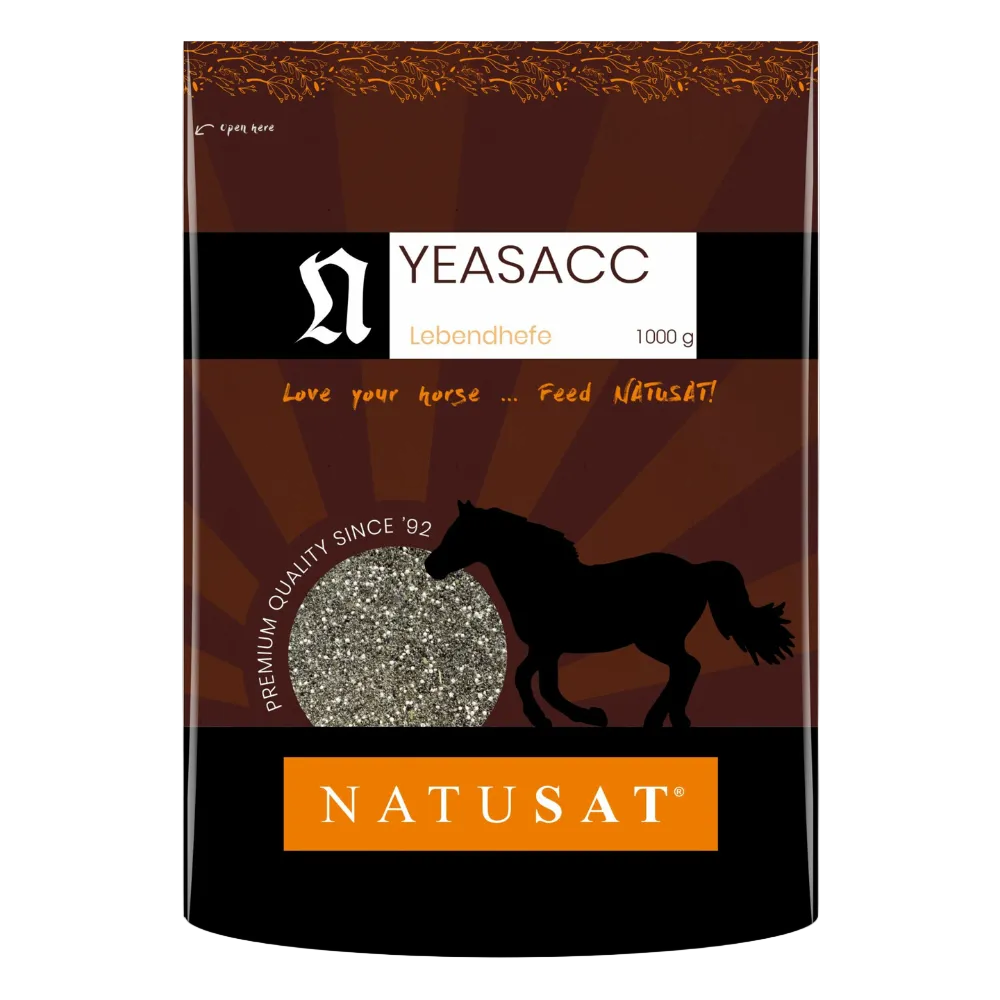 Natusat - Yeasacc Lebendhefe Mangime Complementare Per Cavalli Lievito Vivo 1 Kg