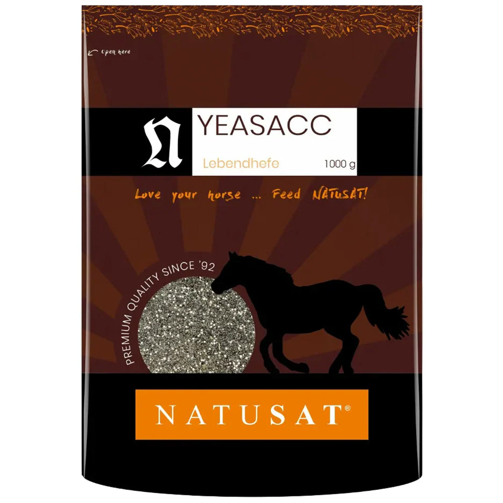 Natusat - Yeasacc Lebendhefe Mangime Complementare Per Cavalli Lievito Vivo 1 Kg