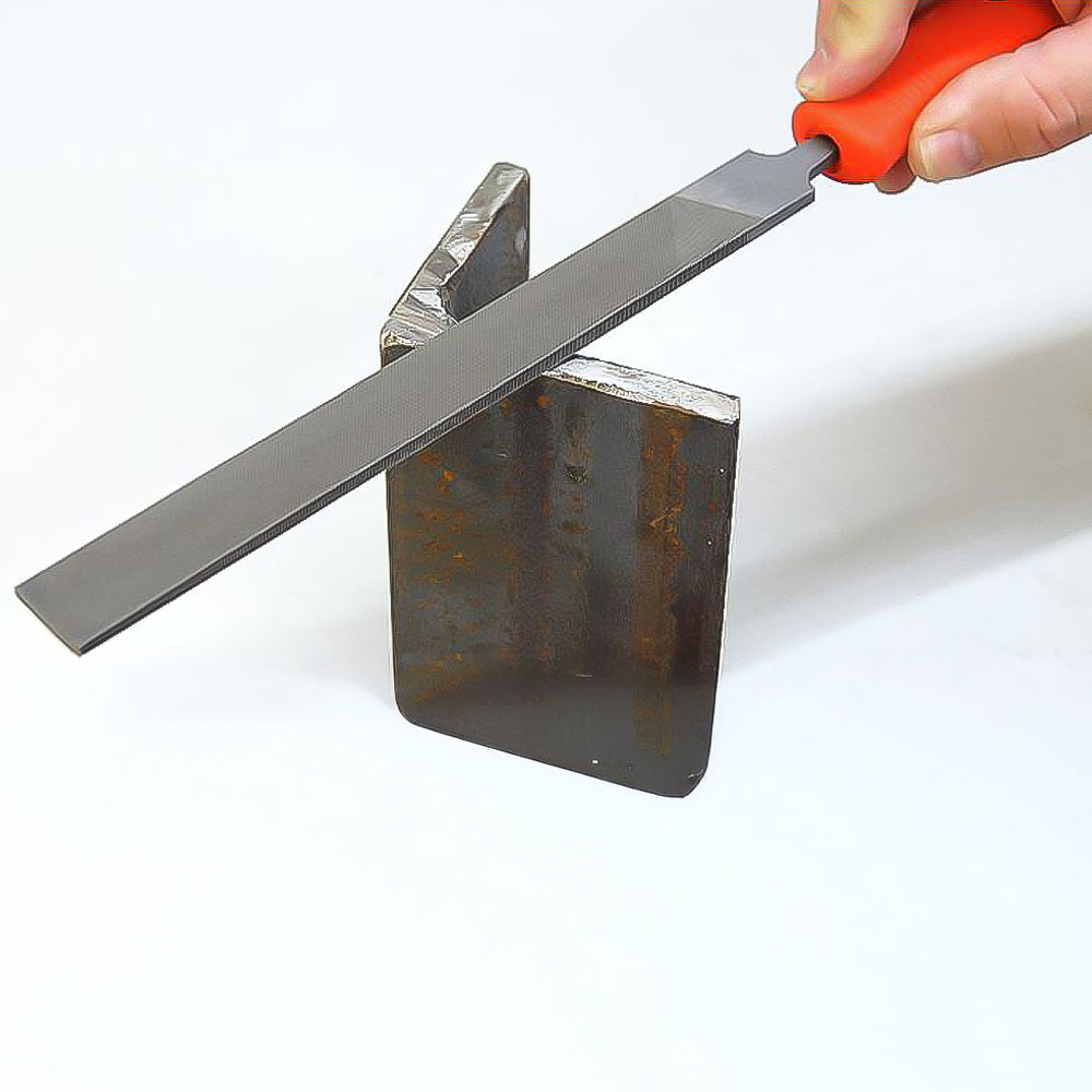 Lima Piatta Taglio 2 con Manico in Plastica