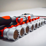 Set di Bussole con Cricchetto 3/8" - 11 Pezzi