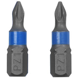 Inserti Pozidriv con Zona di Torsione da 25mm