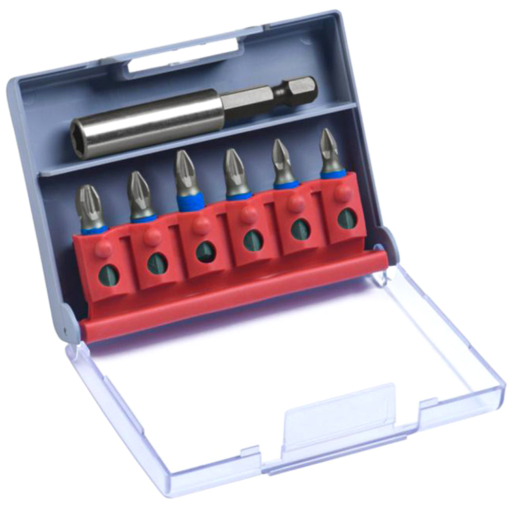 PZ Bit Set 7 Pieces with Magnetic Holder and Hanging Storage Box – agritura