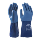 Showa CS720 Blaue Nitrilhandschuhe, chemikalienbeständig