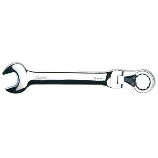 Chiave Combinata Reversibile con Snodo a Cricchetto in Acciaio