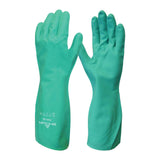 Showa 730 Chemical Resistant Gloves in Nitrile Lined in Cotton