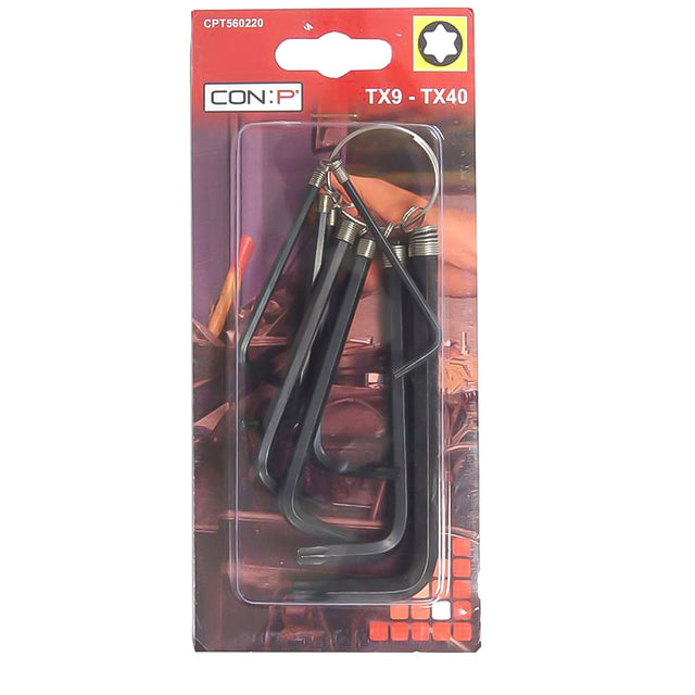 Connex TX Set di Chiavi a Brugola - 8 Pezzi
