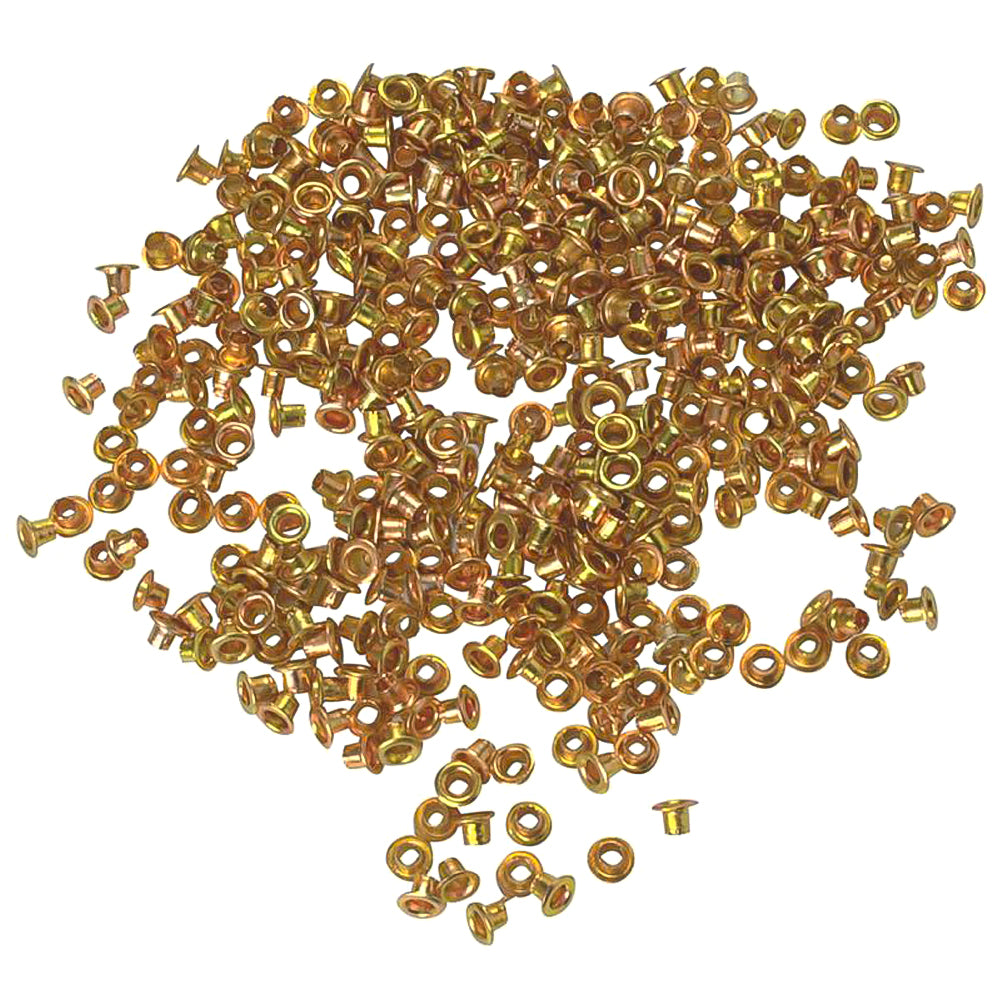 Brass Eyelets Ø 4.5mm - Pack of 400 Pieces for Fabric, Leather ...
