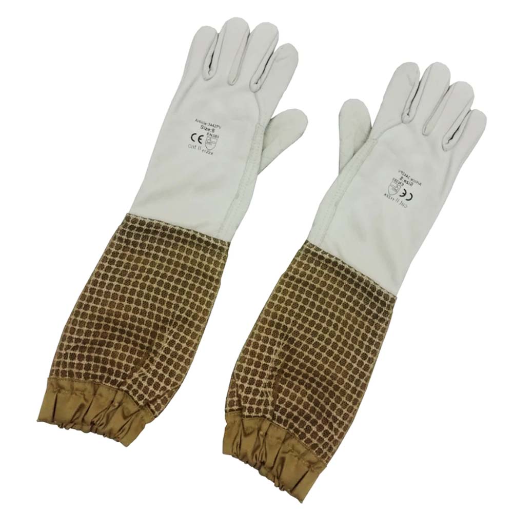 Professional Ventilated Astronaut Leather Glove for beekeeping