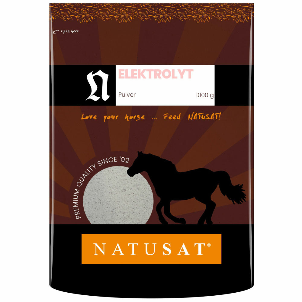 Natusat Elektrolyt Pulver für Pferde 1kg