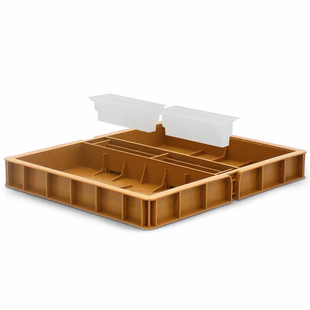 Futterzarge in Plastica Liebig 7L - Alimento per Animali, Trough Alimentazione