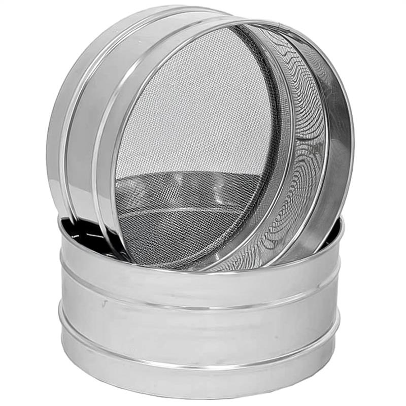 Setaccio Doppio per Miele in Acciaio Inox Ø30,5cm