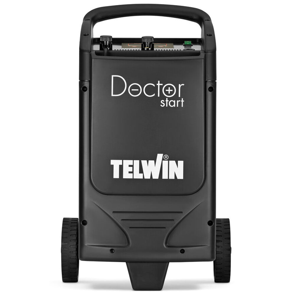 Telwin Doctor Start 630 12-24V Battery Manager – Caricabatterie, Avviatore & Tester Professionale Multi-funzione | Mantenimento Pulse Tronic | 570A Max per WET, GEL, AGM, Li