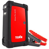 Telwin Drive Pro 12V/24V Avviatore al Litio Professionale – Power Bank 2200A Max con Uscite USB, Luce LED & Protezione Inversione Polarità – Booster Portatile per Batteria Auto