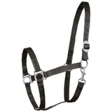 Capezza in perlon morbida con fibbieria satinata e sovracapo regolabile