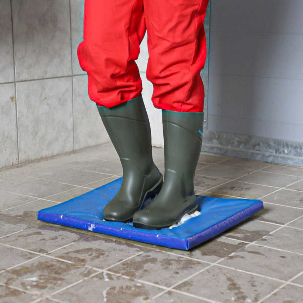 Tappetino disinfettante di colore blu