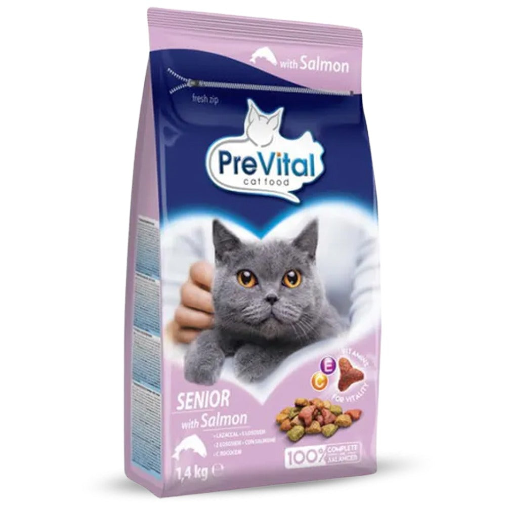 Prevital Senior Salmone per Gatti Anziani - 1,4kg