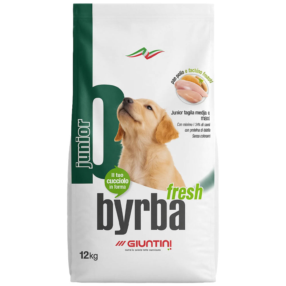 Byrba Fresh Junior - Alimento Completo per Cuccioli di Taglia Media e Maxi