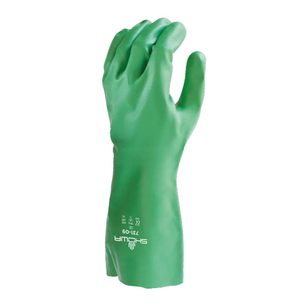 Showa 731 Nitri Solve Gloves Resistance and Protection for Chemical Handling