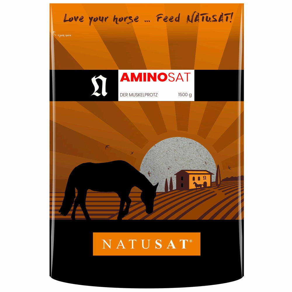 Natusat AminoSat 1,5kg – Hochwertiges Aminosäuren Ergänzungsfutter für Pferde