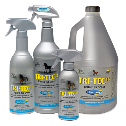 TRITEC 14 – Insektizid- und Insektenschutzspray für Pferde