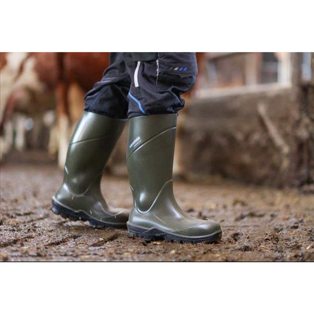 Noramax Stivali di Sicurezza S5 - Stivali Verdi Per Agricoltura È Allevamento