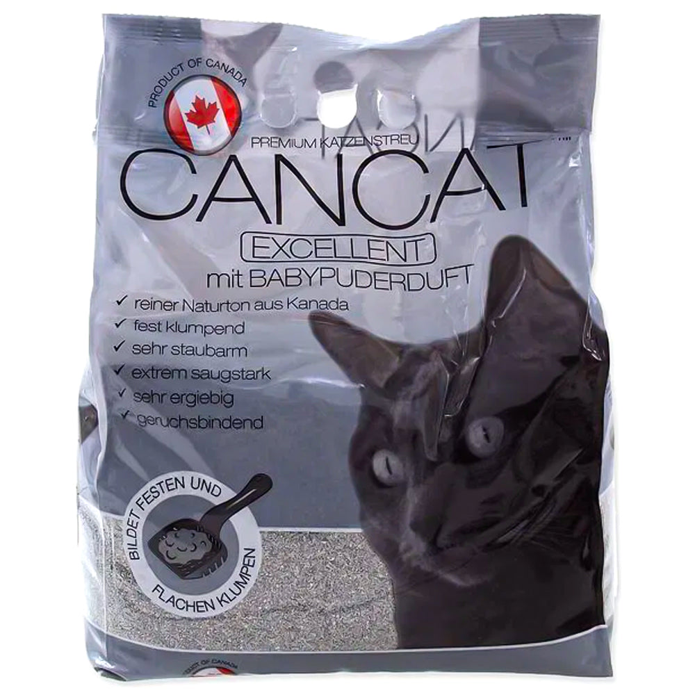 Cancat Premium Lettiera per Gatti Excellent con Profumo di Talco 8kg