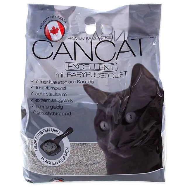 Cancat Premium Lettiera per Gatti Excellent con Profumo di Talco 8kg