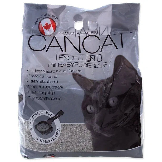 Cancat Premium Lettiera per Gatti Excellent con Profumo di Talco 8kg