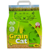 GRAINCAT Natural Cat Litter Natürliches Katzenstreu - Biologisch abbaubar 12L