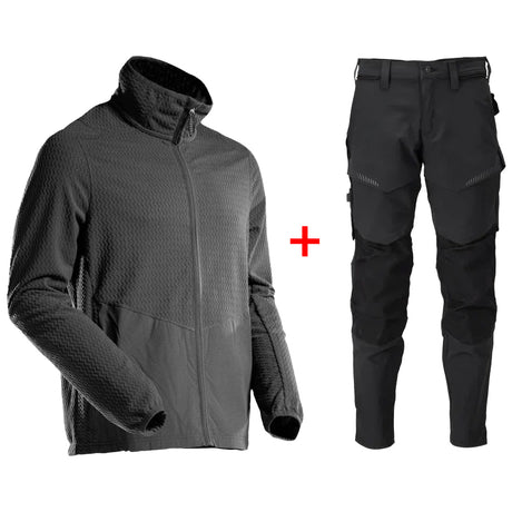 Mascot Felpa in Pile con Zip + Pantaloni Mascot Customized Stretch