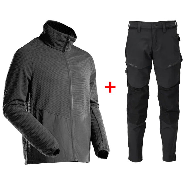 Mascot Felpa in Pile con Zip + Pantaloni Mascot Customized Stretch