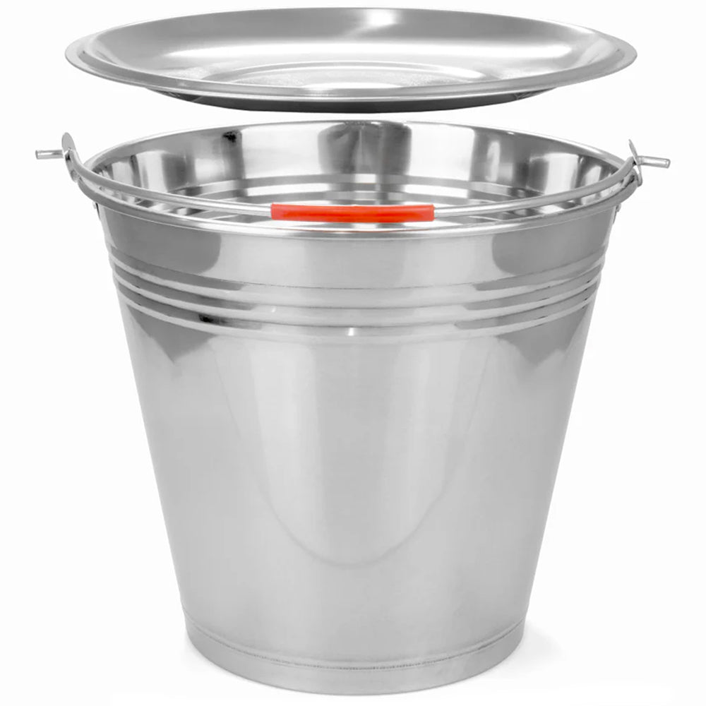 Fundgruben Leichter Edelstahl-Wachseimer 20L